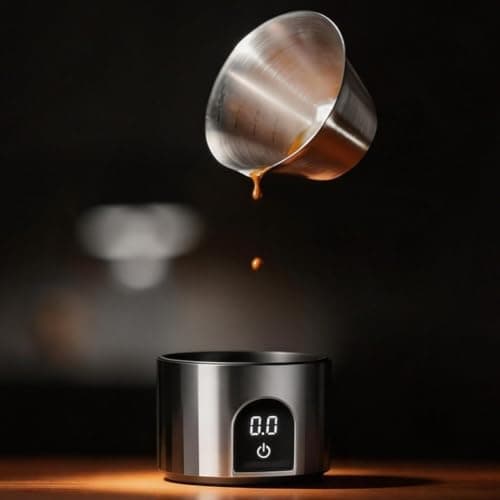 Portable Coffee Scale Compact for Travel Brewing(Beige) — view 6