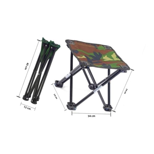 Camouflage Stool Chair Portable Folding Fishing for Camping Picnics — view 3