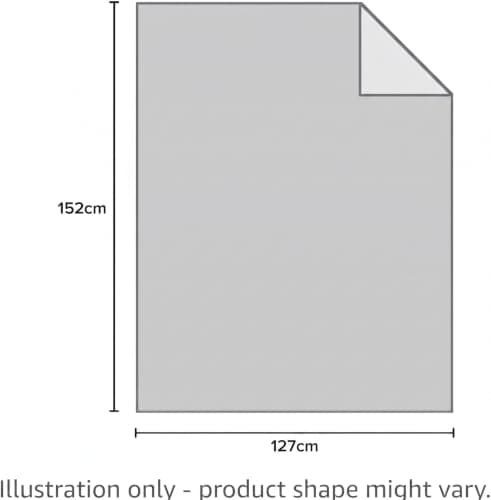 Bear&Panda Flannel Fleece Throw Blanket, Emerald Green, 127 x 152 cm — view 3