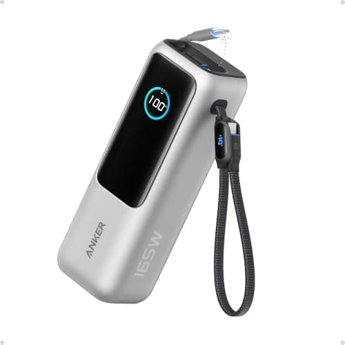 Anker Power Bank, 25,000mAh Travel Essential with 165W Total Output