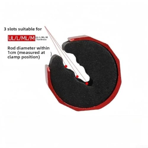 Lightweight Aluminum Rod Rest 13g Portable Design(Red) — view 4