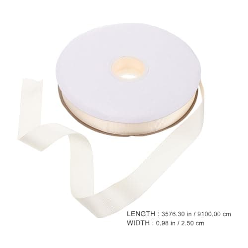 FRCOLOR Beige Polyester Webbing Ribbon for Crafts and Upholstery, Lightweight DIY Patio Furniture Repair Kit Ribbon for Repair or Replace Straps, Not Easy to Fade, Elegant Rustic Style — view 2