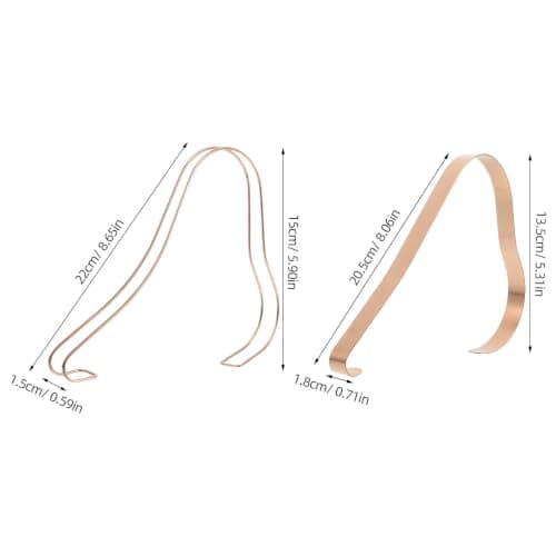 2pcs Stainless Steel Shoe Supports Inserts for Sandals and High Heels — view 2