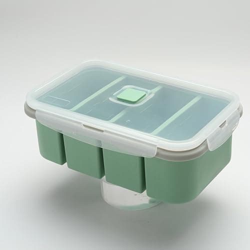Stackable Silicone Soup Freezer Tray with Lid, E, S E — view 5
