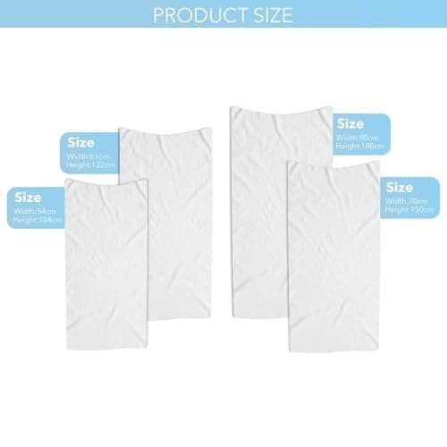 Print Maniacs Custom Personalised Beach Towel Photo Collage with Message Microfibre Large Quick Dry Lightweight Travel Towel Holiday Pool Gym Spa Gift — view 2