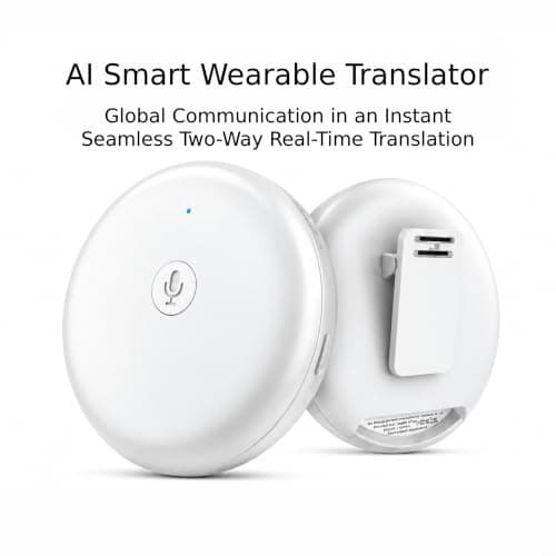 NbgrvB Portable Two-Way Translator Device English Spanish(Black) — view 3
