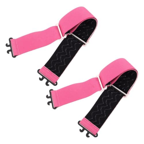2pcs Pink Nylon Snowboard Goggle Replacement Strap with Quick Release