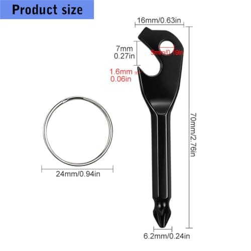 Qusinfc Portable Keychain Multitool — view 3