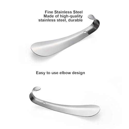 Generisch Travel Shoe Horn - Stainless Steel Long Comfortable Handle — view 6