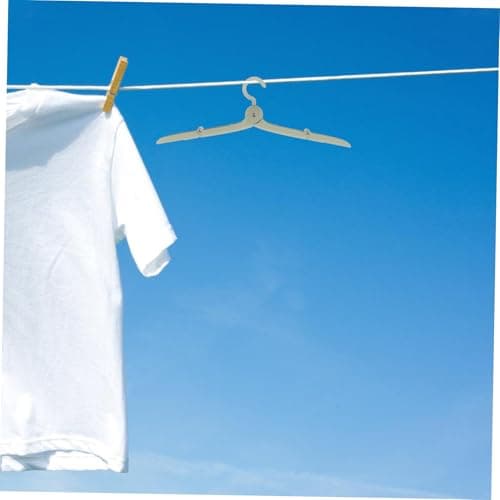 WOONEKY 4pcs Outdoor Folding Clothes Hanger Portable Travel Hangers Collapsible Travel Accessories for Camping Laundry — view 5