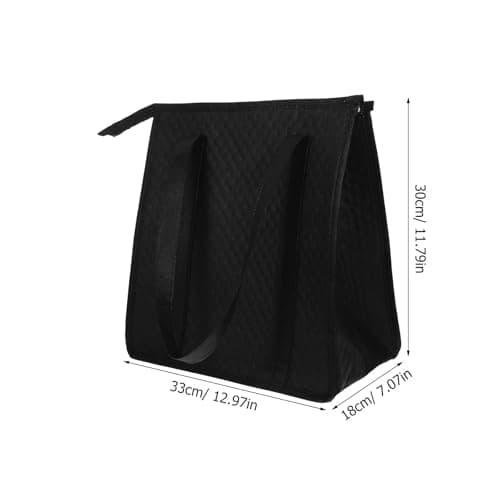 Alipis Portable Insulated Grocery Bags with Zippered Top and Aluminum Lining, Thermal Insulated Bag Designed for Beer Festival Time, Foldable and Portable Reusable Grocery Tote with Epe — view 4