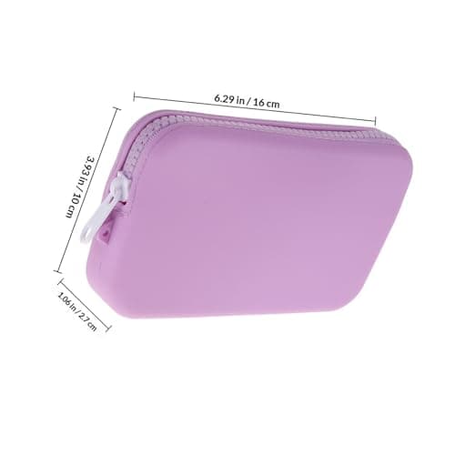VALICLUD Beach Bag Storage Bag Cash Pouch Waterproof Portable Lavender for Phone and Cash Daily Use — view 2