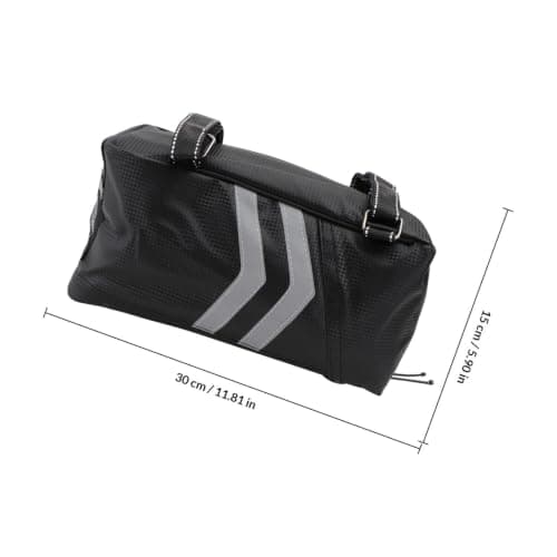 NUOBESTY L Waterproof Bike Rear Seat Bag with Pu Material, Large Capacity Cycling Storage Box for Safe Night Travel and Outdoor Use on Driving and Electric Vehicles — view 2