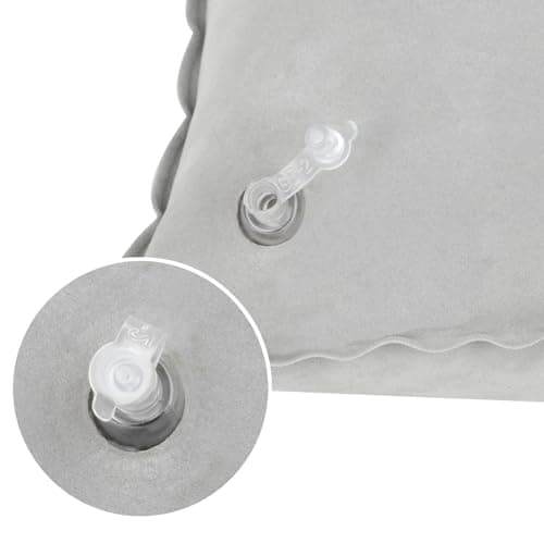 TRIXES Inflatable Pillows 4-Pack, Grey & Pink - Lightweight Pillows — view 2