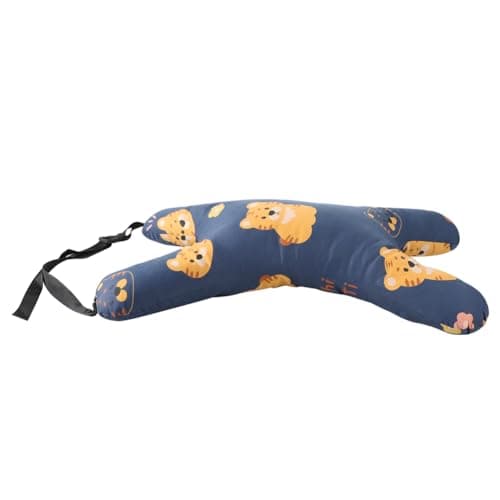 XINGYAOGJ X-Shaped Car Seat Pillow Head Neck Support Travel Pillow for Kid Adult Soft Comfortable Car Sleeping Headrest Cushion Adjustable Seat Belt Travel Cushion for Long Journey Airplane — view 6