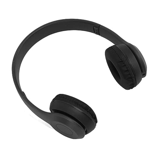 Fawfose Wireless Headphones, Bluetooth Folding Headset with 32GB Card Slot 400mAh Battery for Music Lovers and Sports Enthusiasts (Black) — view 2
