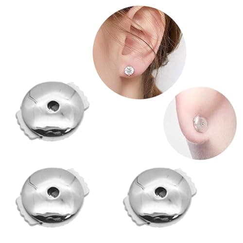 Earplug Fastener with Locking Closure for Travelers, Silver — view 2