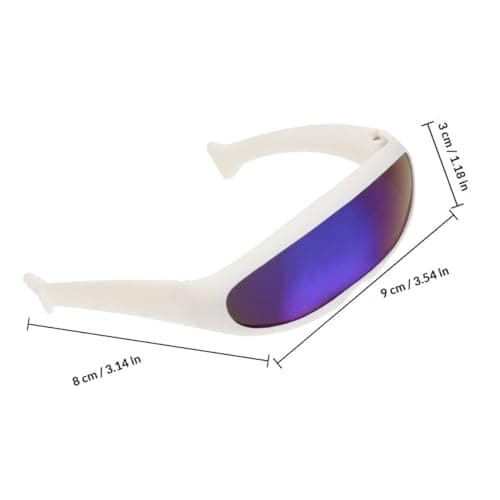 2pcs Cat Skiing Goggles with Windbreak Plastic Fashion Eye Wear — view 2