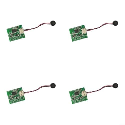 Hoppipola Voice-Controlled Switch Module Offline for ki 3.2V-5V for Night Light 5W Load Voice Control 5 m Range Pack of 4