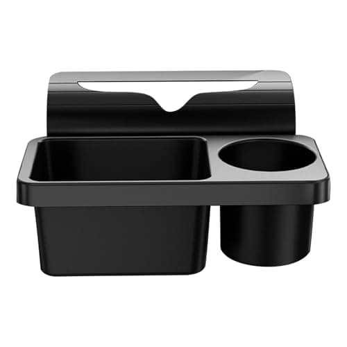 Car Cup Holder, Airplane Window Organizer, Backseat Drink Storage, Non-Slip Multipurpose Design, Seat Back Tray, Travel Commute Road Trip Use, Size 9.05x7.08x4.33