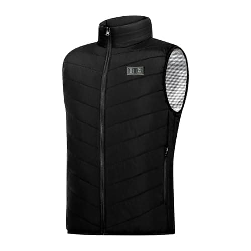 Heated Vest for Men Lightweight Heated Jacket Electric USB Charging Body Warmer Gilet with 17 Heating Zones Winter Heating Clothing for Outdoor Working,Skiing,Hiking,Riding(No Power Bank) — view 4