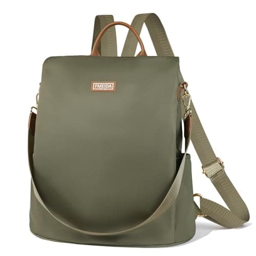 Fmeida Anti Theft Backpack for Women Small Travel Rucksack Water Resistant