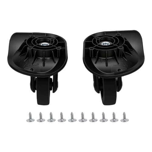 Alomejor Universal Luggage Suitcase Wheels, 2-Pack Silent Set — view 6