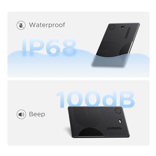UGREEN FineTrack Slim Wallet Tracker for iOS, Wireless Rechargeable, IP68 — view 4