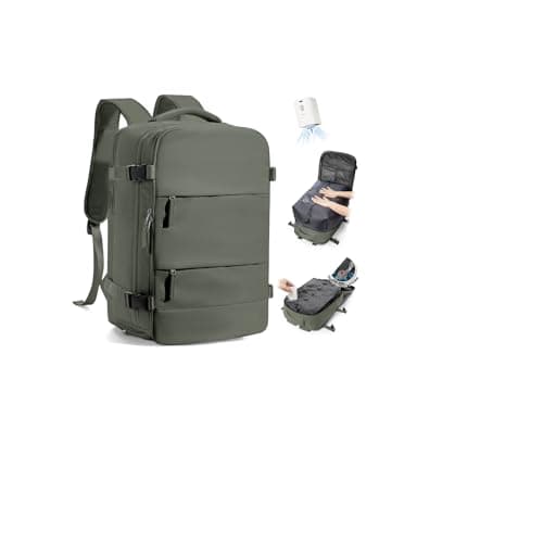 SZLX Vacuum Backpack Travel Bag with Pump,New Ryanair Cabin Size Bag 40x30x20 Backpack Wizz air,Ryanair Vacuum Cabin Bags 40x20x25 underseat Carry-ons Travel Backpack Cabin Size Women Men