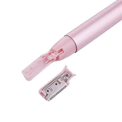 Eyebrow Trimmer Ladies' Eyebrow Shaper Facial Hair Remover Trimmer Portable Eyebrow Hair Removal Razor, Painless Portable Electric Razor, Battery Operated (No Battery) — view 5