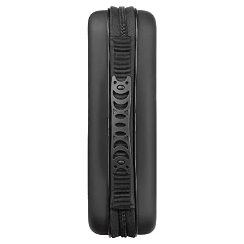 KUOCDSIK CD Case, 192 Capacity Hard EVA Protective Blu-ray CD Wallet Double Zipper Hand Strap Portable Disc Organizer DVD Case for Car Travel (192 Capacity, Black192) (Pack of 2) — view 6