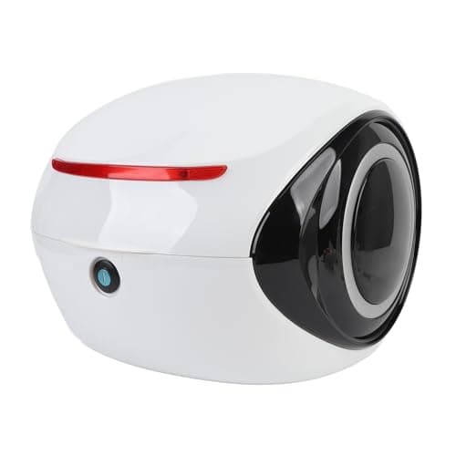 Yosoo Health Gear Top Box 32L ABS Motorcycle Top Case with Water Dust Proof Storage Removable Washable Lining and Backrest for Motorcycles Scooters Electric Bikes Commuting Travel (White) — view 5