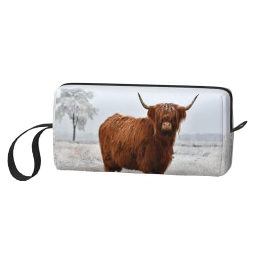 Meymuise Makeup Bag, Scottish Highlands Winter Landscape — view 2