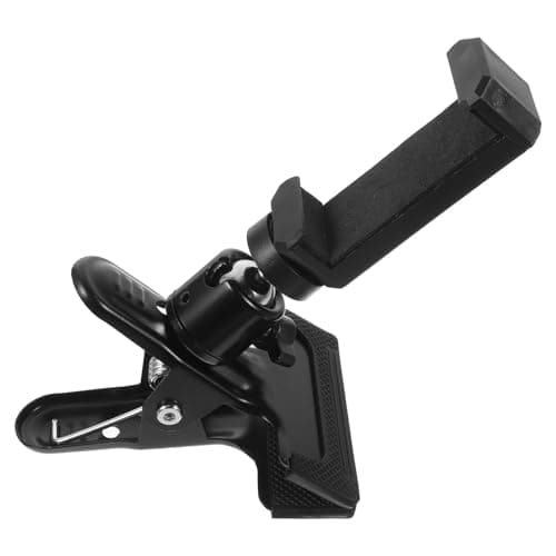 NULYLU Clip on Cellphone Support Adjustable Multi Functional Phone Stand