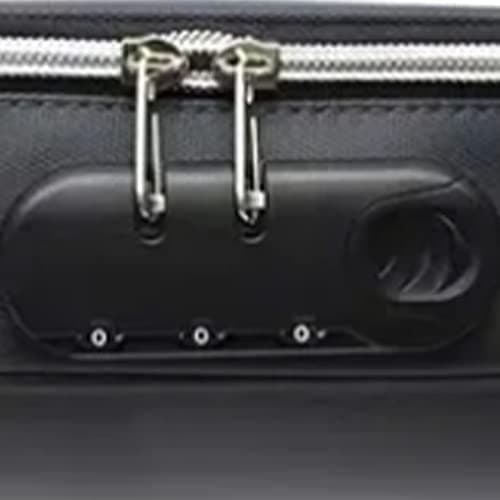 Tyenaza Large Capacity Pencil Case with Password Lock - 4-Layer Sorting, Wearable Combination Zipper Pen Bag for Students — view 4