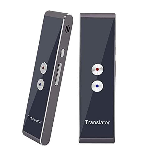 KGFDSGDS Smart Language Translator Device, Portable Voice Translator, 41 Languages Instant Two Way Translation, for Travel Abroad Learning Shopping Business,Brown Hello