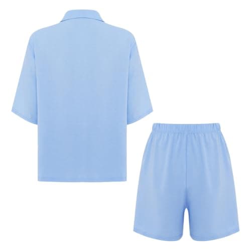 Riismen Women Lunch Break Morning Routine City Tour Casual Wear Blue L — view 2