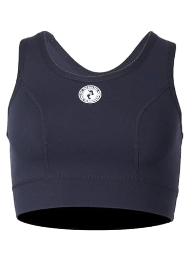 Two Bare Feet Women’s 1.5mm Neoprene Wetsuit Top – Thermal Cropped Racerback Swim Top for Surfing, Open Water Swimming & Watersports, Stretch Fit (Black, M)