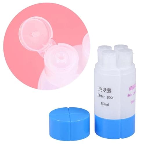 4 in 1 Leakproof Travel Bottle Set 60ml Blue Pp