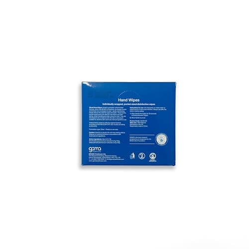 Clinell Antimicrobial Hand Wipes - Pack of 100 Individually Wrapped Sachets - Sanitising Wipes, Ideal for Travel - Dermatologically Tested, Kills 99.99% of Germs — view 2