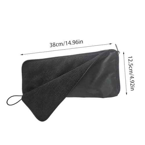 Umbrella Case - Chenille Outdoor Storage Bag | Zippered Umbrella Holder | Quick Dry Fabric Umbrellas Storage Organizer Hanging Sleeve Cover For Car Home Travel Outdoor — view 5