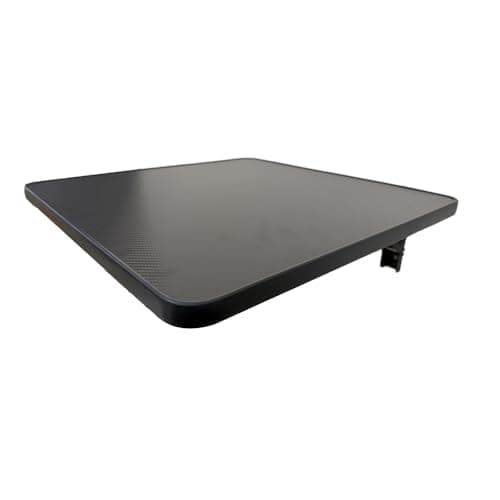 NORLYT Folding Campervan Table, 400mm x 400mm with Folding Brackets, Worktop Extension