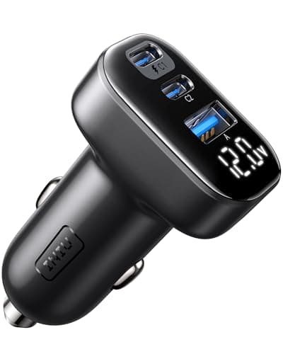INIU Cigarette Lighter, 90W [Dual USB C 45W] Fast Charging Charger Adapter