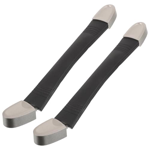 2pcs Luggage Suitcase Handle Replacement 7.9 Inch Plastic Alloy Black