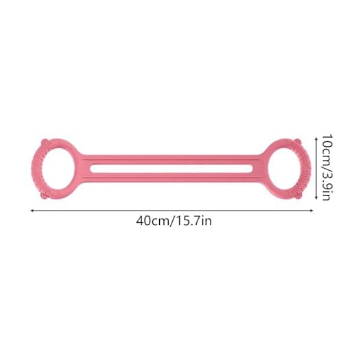 Resistance Bands with Handles Silicone Figure 8 with Non-Slip Handle — view 5