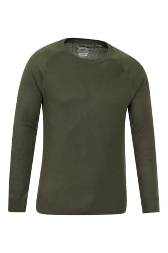 Mountain Warehouse Talus Mens Thermal Top & Pants Set Khaki (T M — view 3