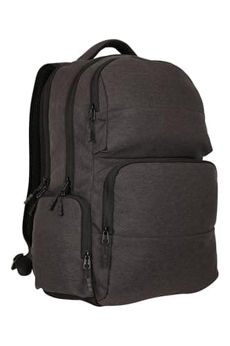 Mountain Warehouse Commuter 30L Backpack - Large Capacity Daypack with Laptop Pocket, RFID Zipped Pockets & Bottle Pocket - All Season Camping, Hiking & Outdoors Grey ONE — view 2