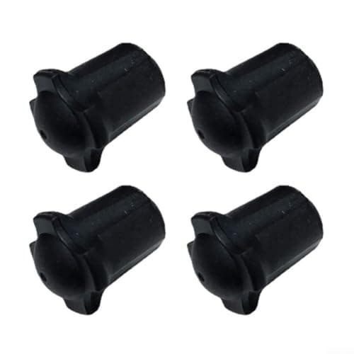 Black Rubber Foot for Folding for camp Chairs, 13mm Table Leg Protectors — view 5