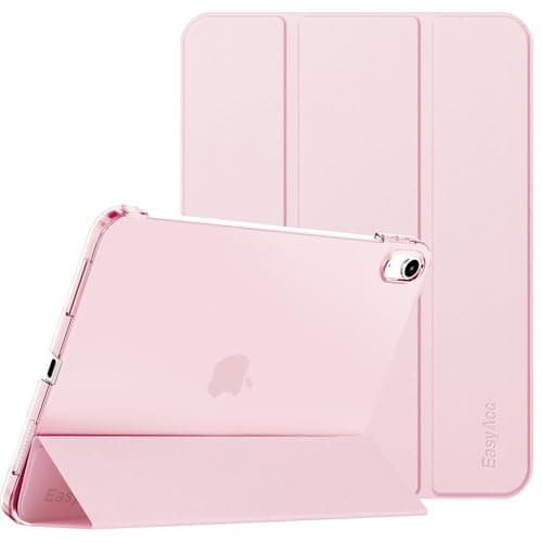 EasyAcc Case for iPad (A16) 11th/10th Generation 2025/2022, Light Pink