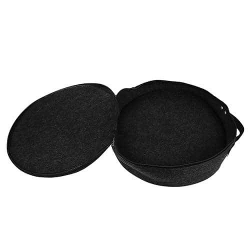RORPOIR 1pcs Felt Charging Cable Organizer Electric Car Charging Accessories Bag round Premium Felt Charger Pouch Efficient Organization Fashionable Travel Outdoor Use